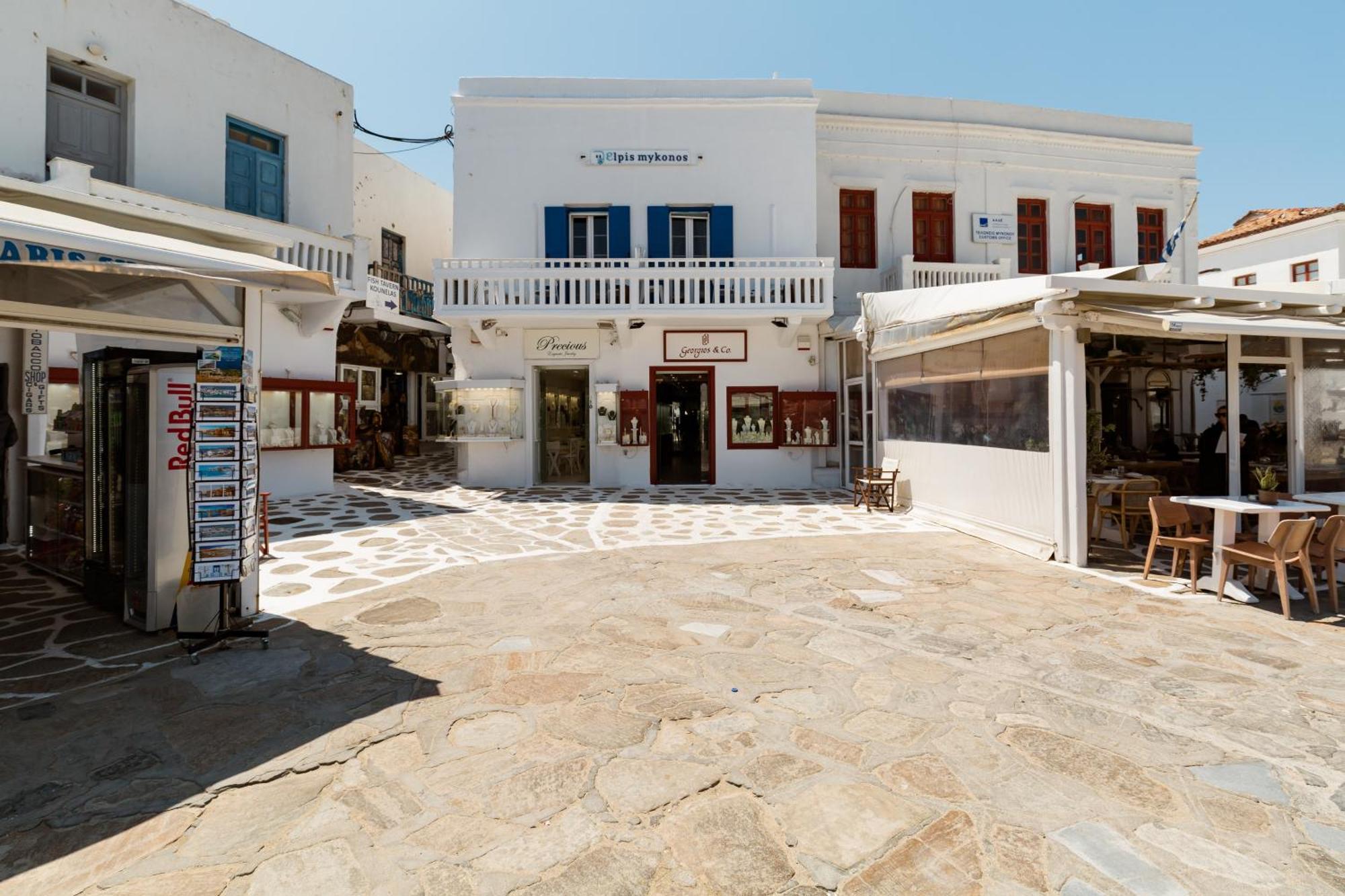 Elpis Mykonos Apartments - Mykonos Town Delos Port Экстерьер фото