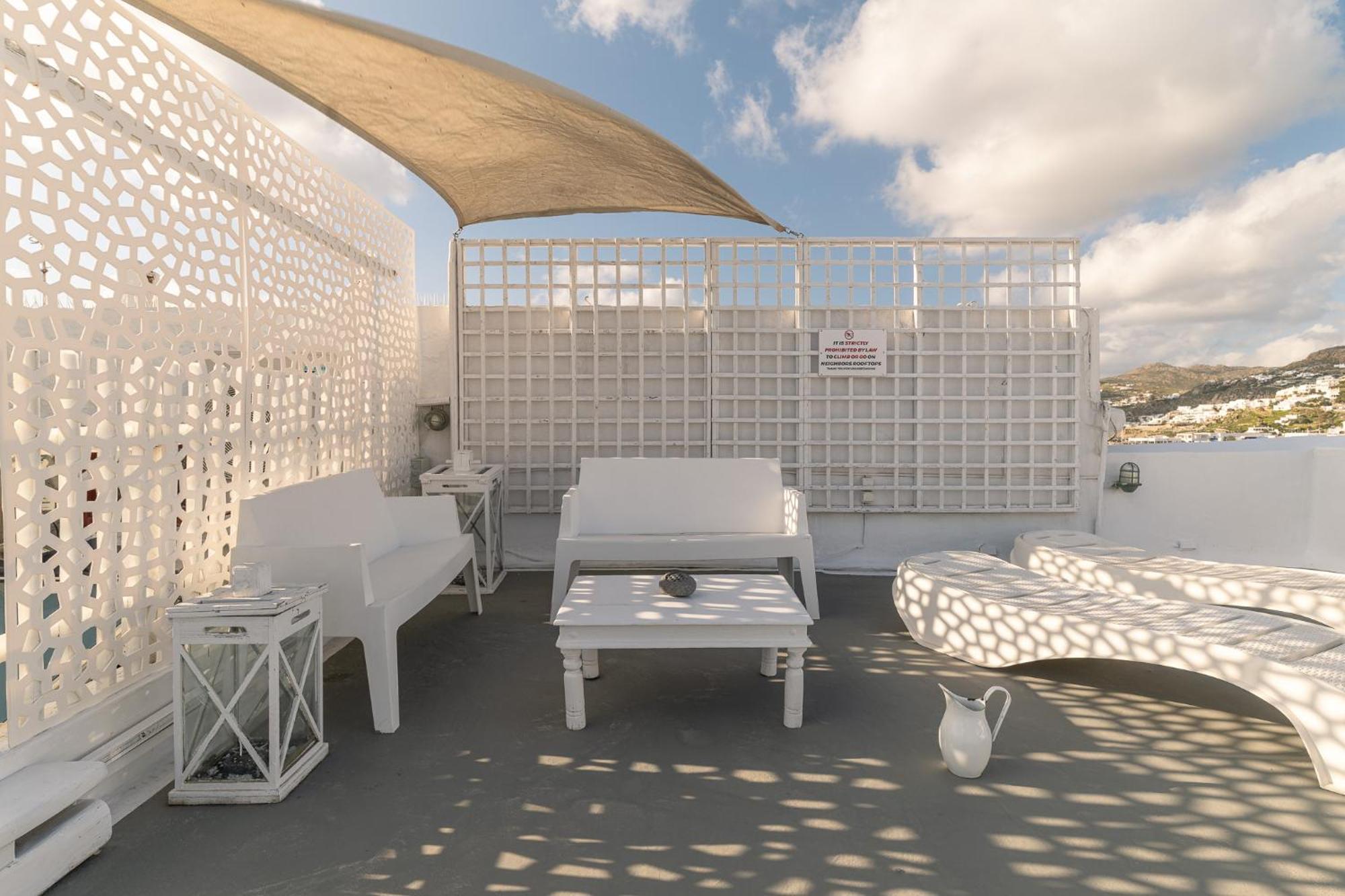 Elpis Mykonos Apartments - Mykonos Town Delos Port Экстерьер фото