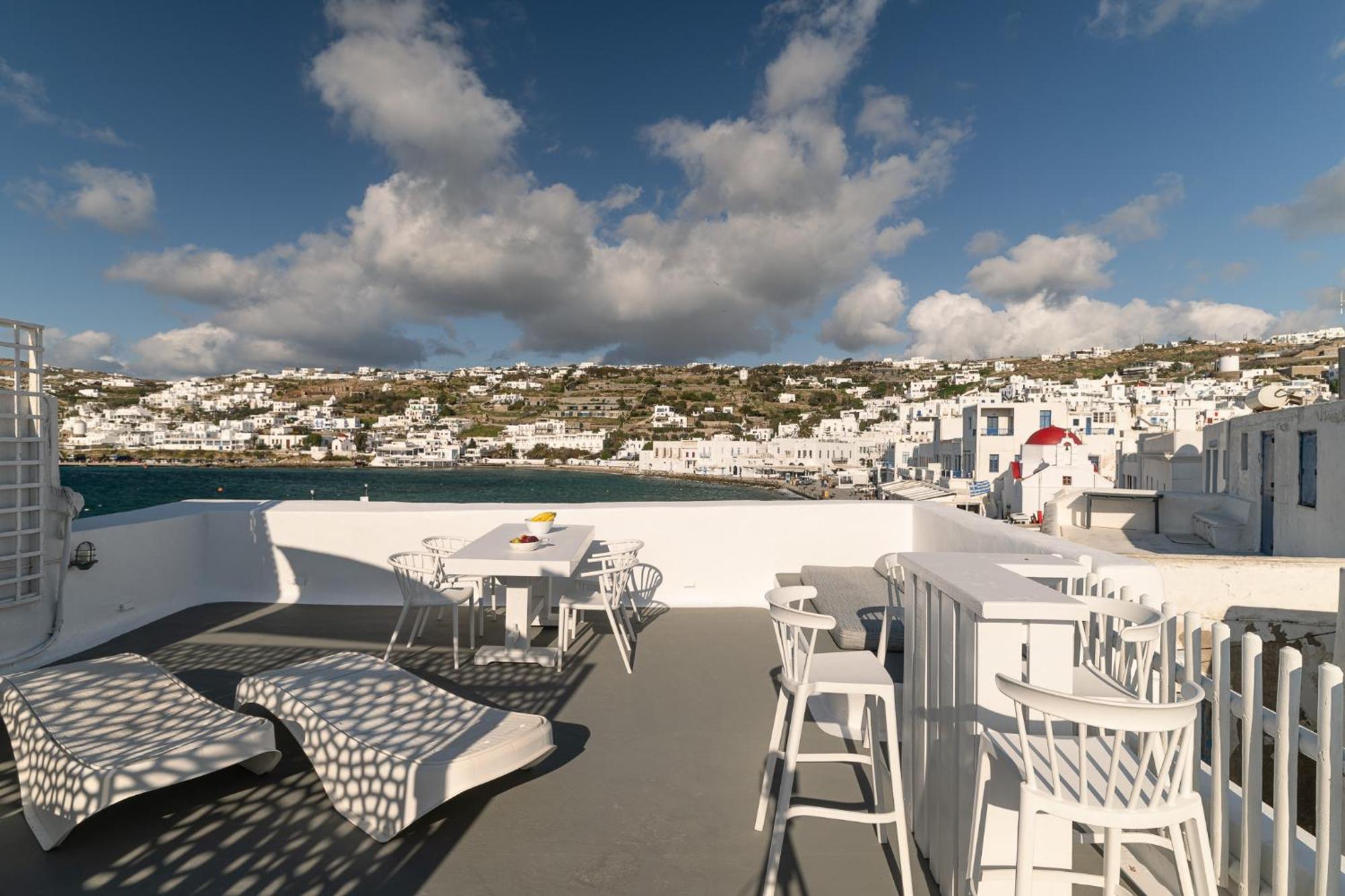 Elpis Mykonos Apartments - Mykonos Town Delos Port Экстерьер фото