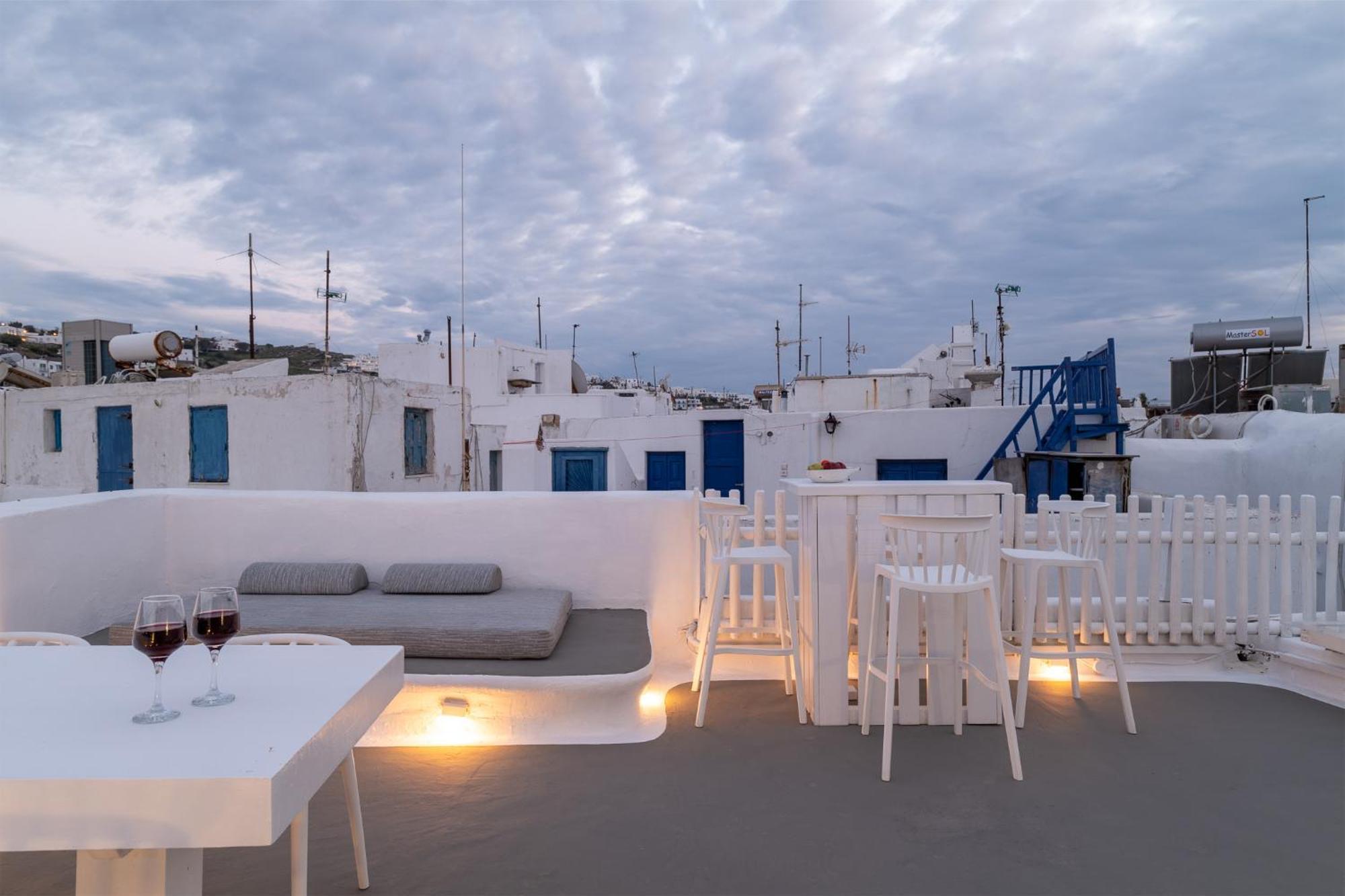 Elpis Mykonos Apartments - Mykonos Town Delos Port Экстерьер фото