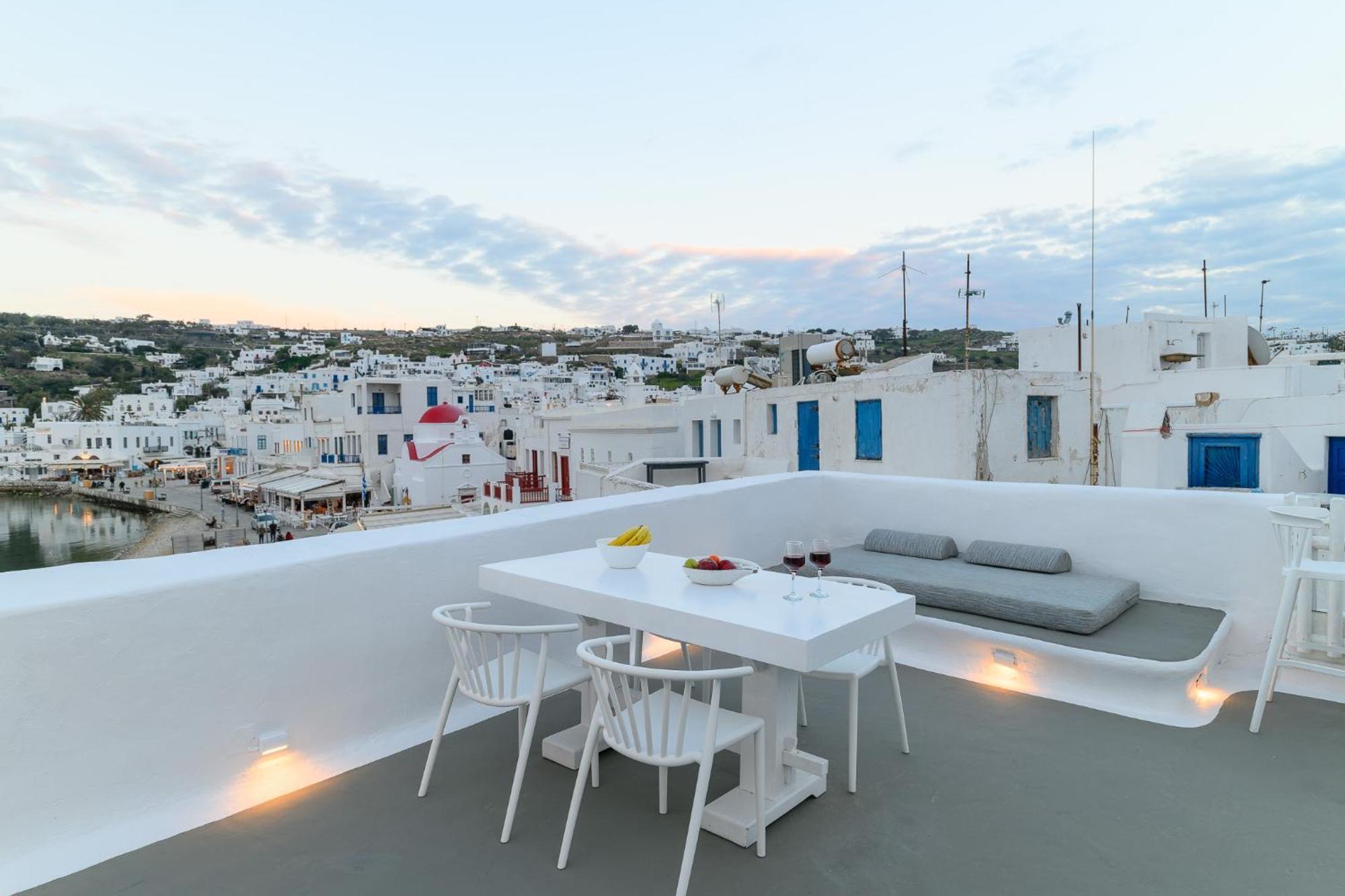 Elpis Mykonos Apartments - Mykonos Town Delos Port Экстерьер фото