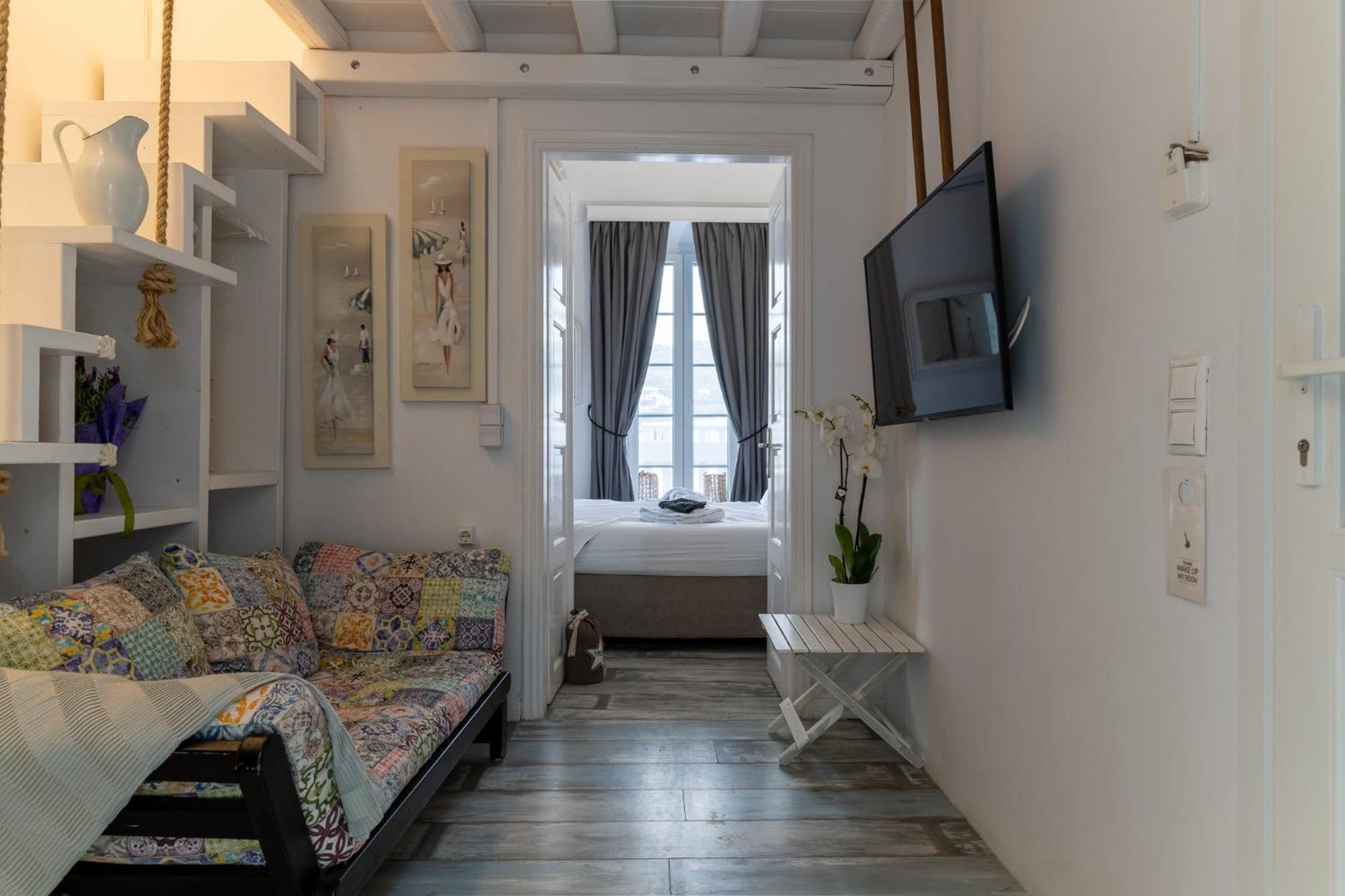 Elpis Mykonos Apartments - Mykonos Town Delos Port Экстерьер фото